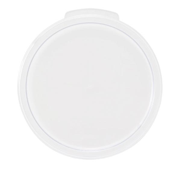 Polypropylene White Cover for 2 and 4 QTs Food Storage Containers